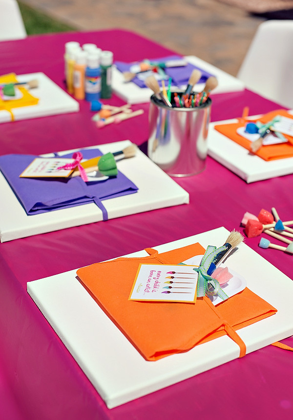 Paint Birthday Party Ideas
 12 Birthday Party Craft Activities for Kids SohoSonnet