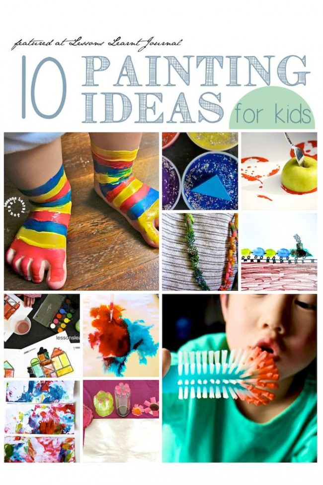 Paint Ideas For Toddlers
 10 Painting Ideas for Kids