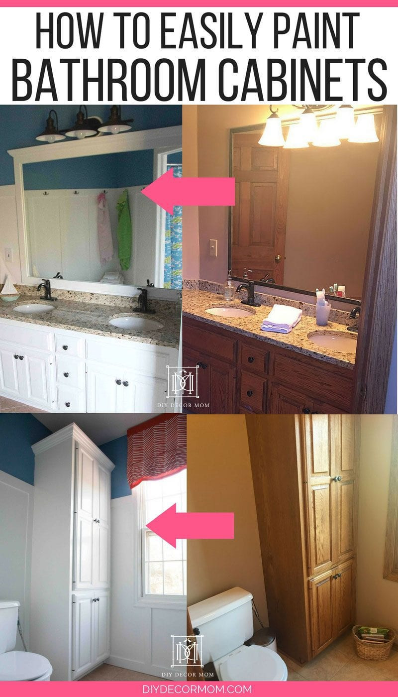 Painted Bathroom Cabinets
 How to Paint Bathroom Cabinets Why You Shouldn t Sand