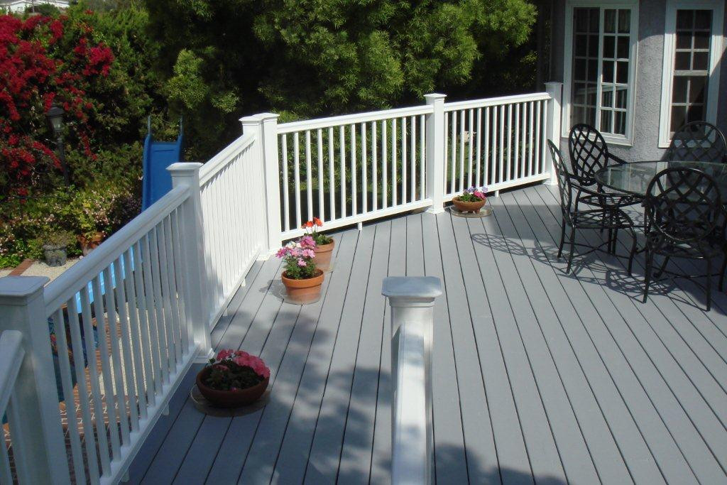 Painted Deck Ideas
 Painted TimberSIL wood deck