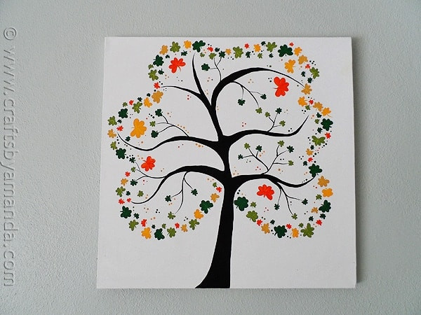 Painting Crafts For Adults
 Shamrock Crafts Shamrock Tree on Canvas
