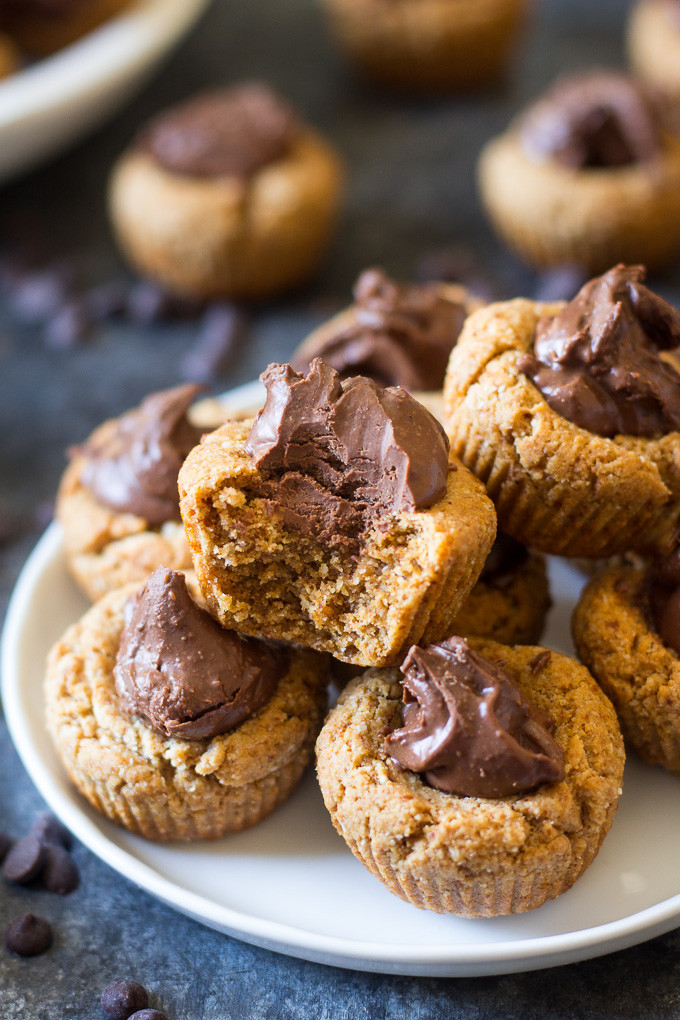 Paleo Almond Butter Cookies
 Paleo Chocolate Almond Butter Cookie Cups