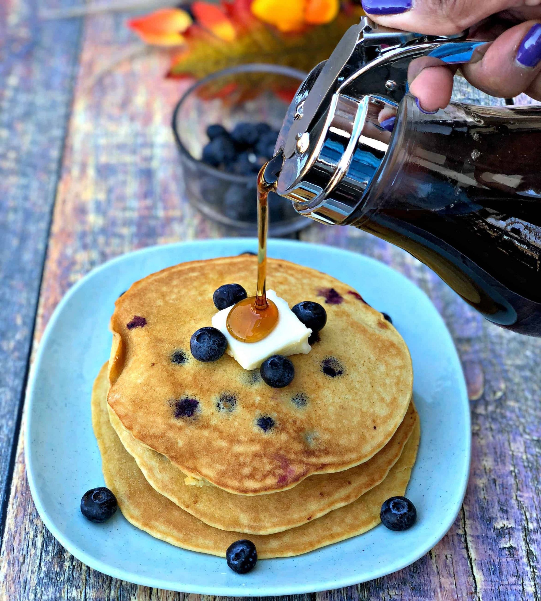 Paleo Blueberry Pancakes
 paleo gluten free grain free blueberry pancakes Stay