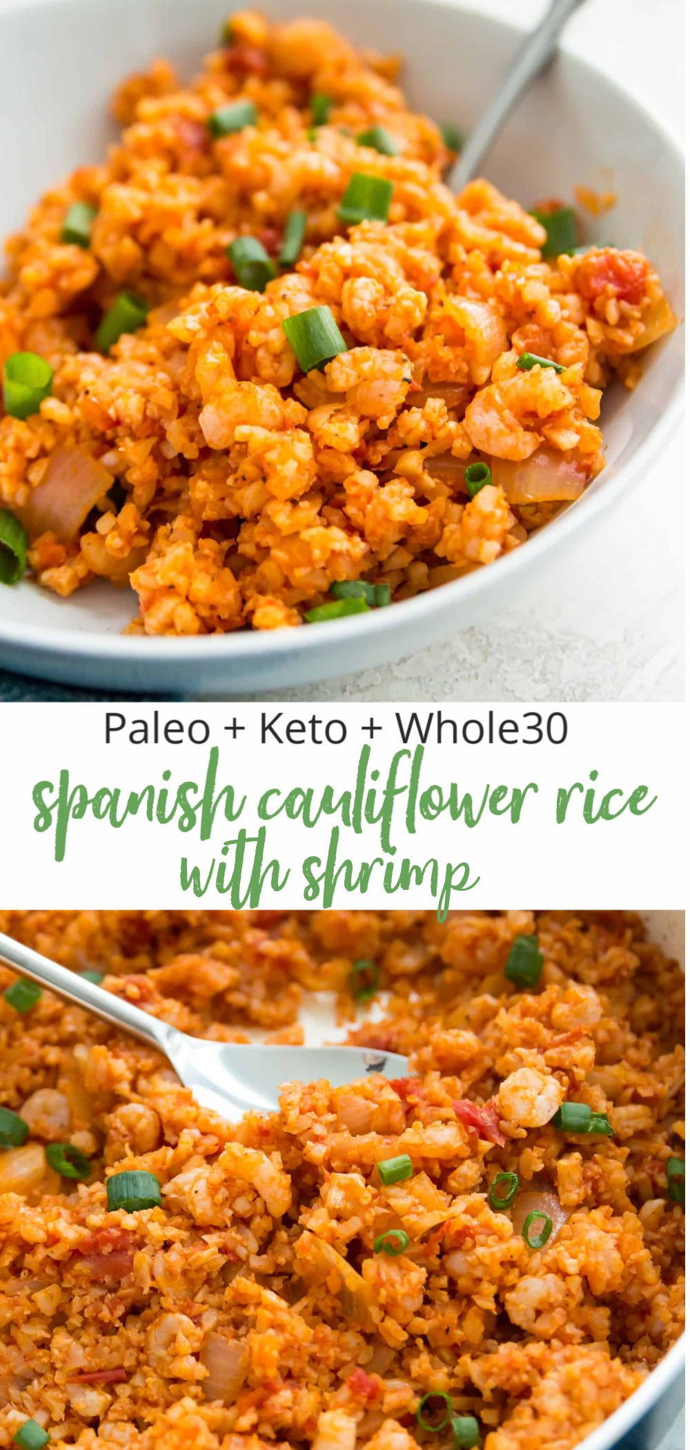 Paleo Diet Rice
 Spanish Cauliflower Rice with Shrimp Whole30 Keto Paleo