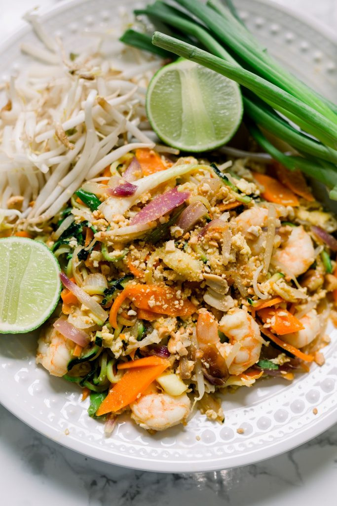 Paleo Pad Thai Recipe
 Paleo Shrimp Pad Thai with Zoodles Zucchini Noodles