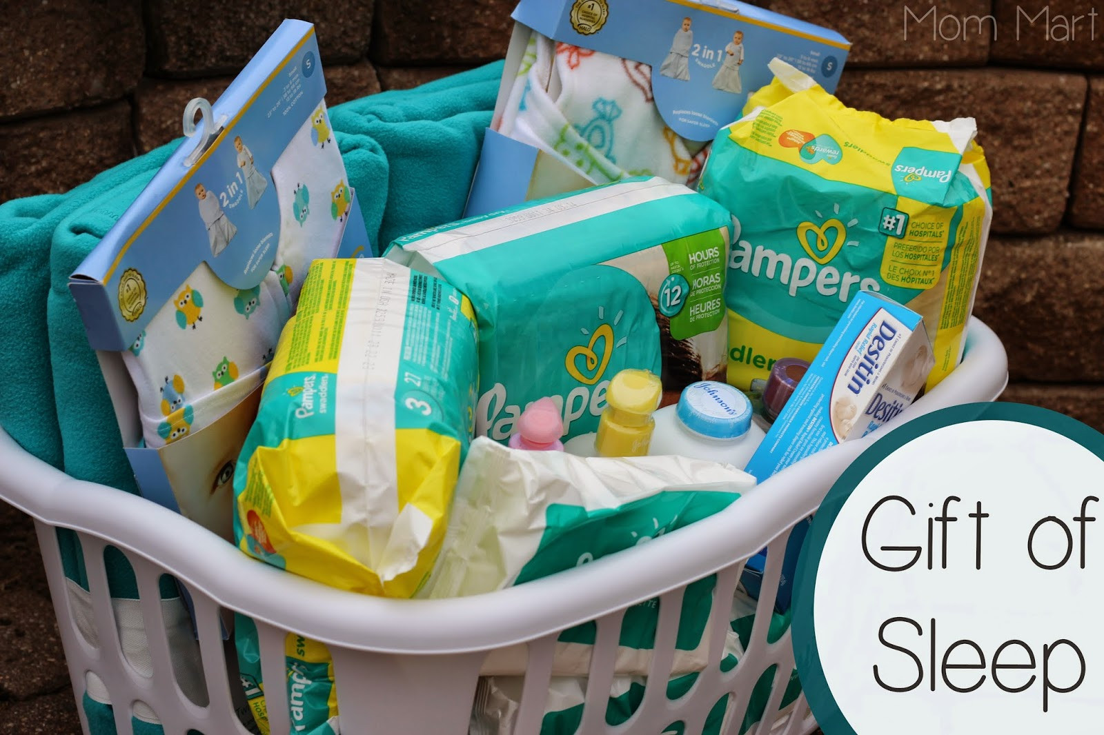 Pamper Gift Basket Ideas
 Mom Mart Giving the Gift of Sleep with Pampers & Giveaway