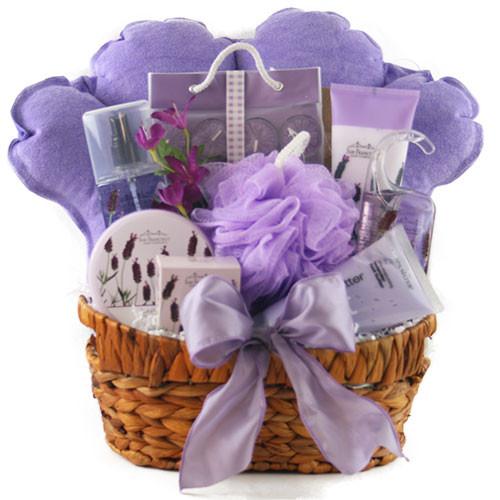 Pamper Gift Basket Ideas
 Spa & Pamper Gift Baskets Pamper Me Purple Spa Gift