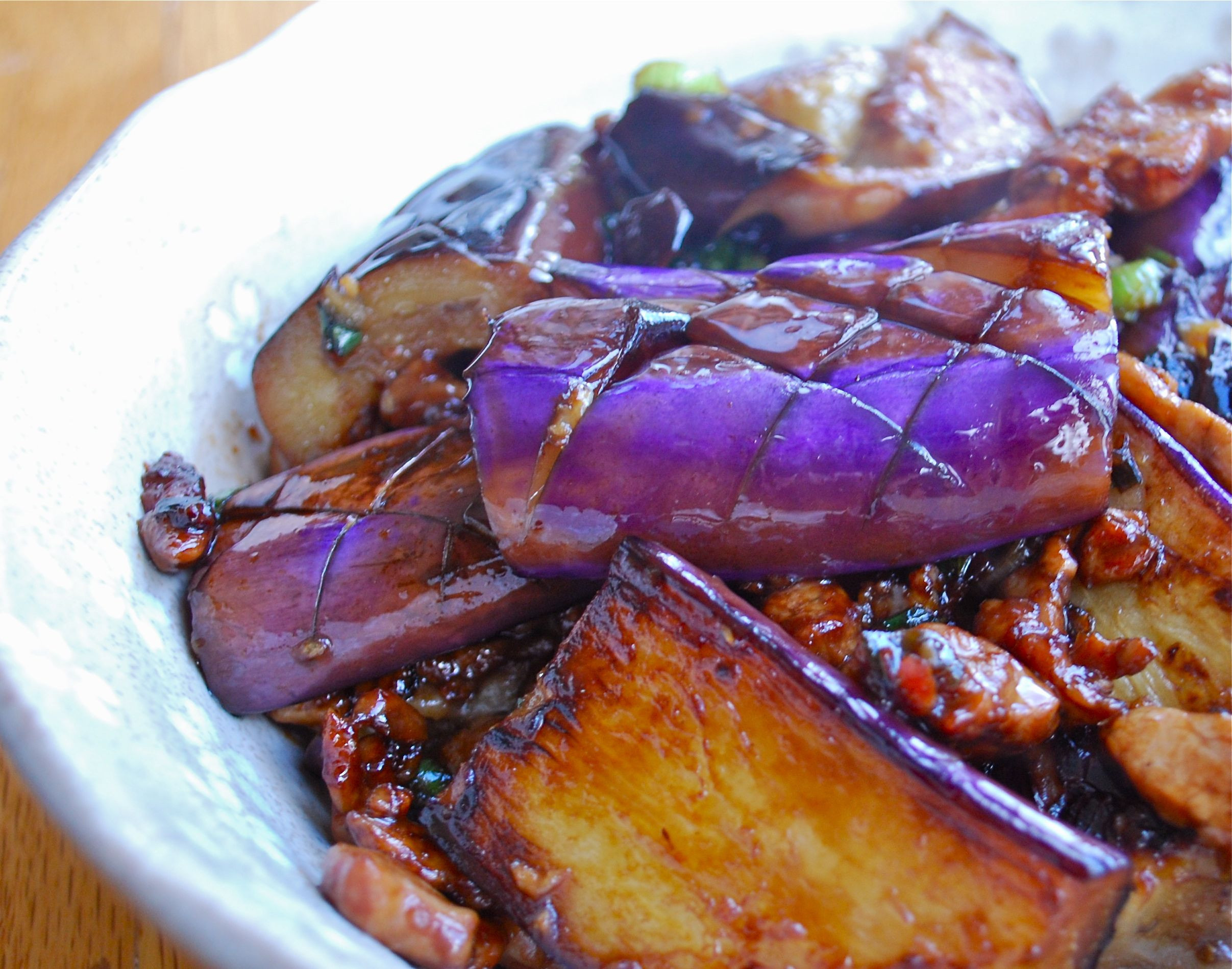 Pan Fried Eggplant
 Criss cross Pan fried Eggplant Recipe on Food52