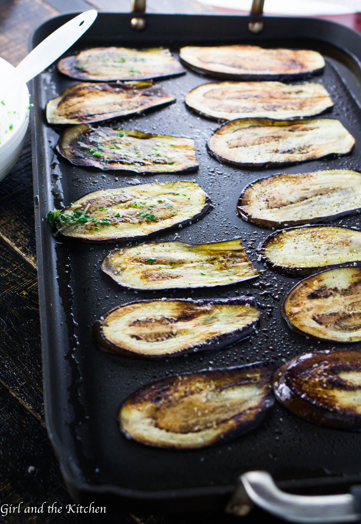 Pan Fried Eggplant
 Healthy Pan Fried Baby Eggplant with Gremolata Girl and