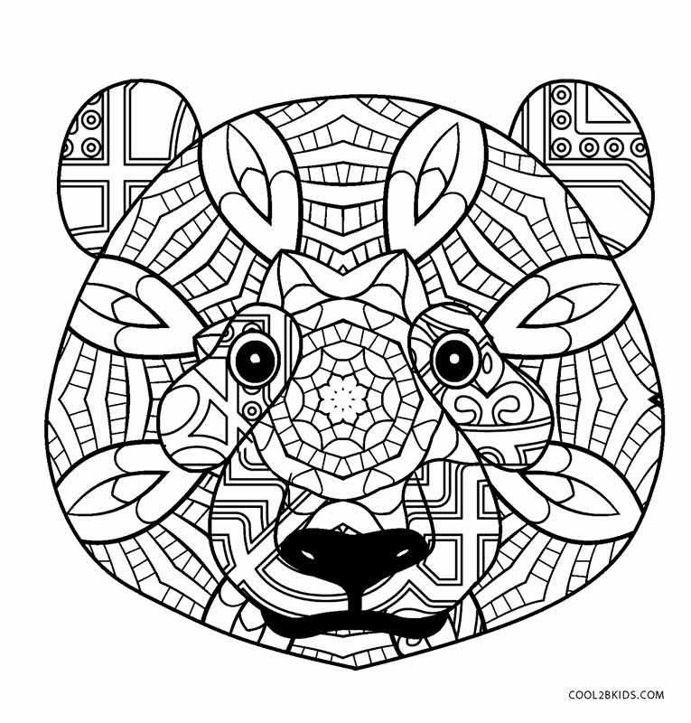 Panda Coloring Pages For Adults
 Free Printable Panda Coloring Pages For Kids