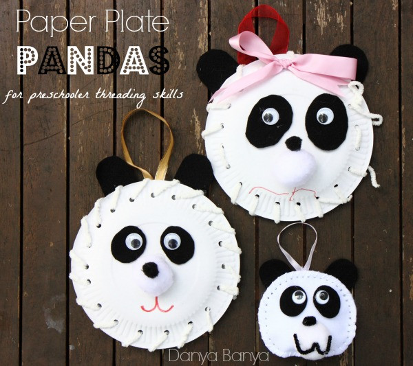 Panda Crafts For Preschoolers
 Paper Plate Panda – Danya Banya