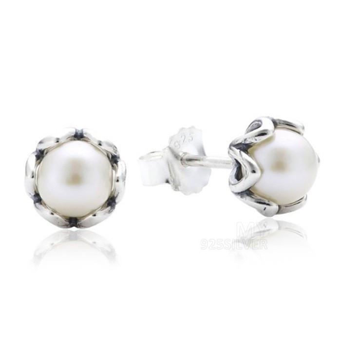 Pandora Pearl Earrings
 Aliexpress Buy Authentic 925 Sterling Silver