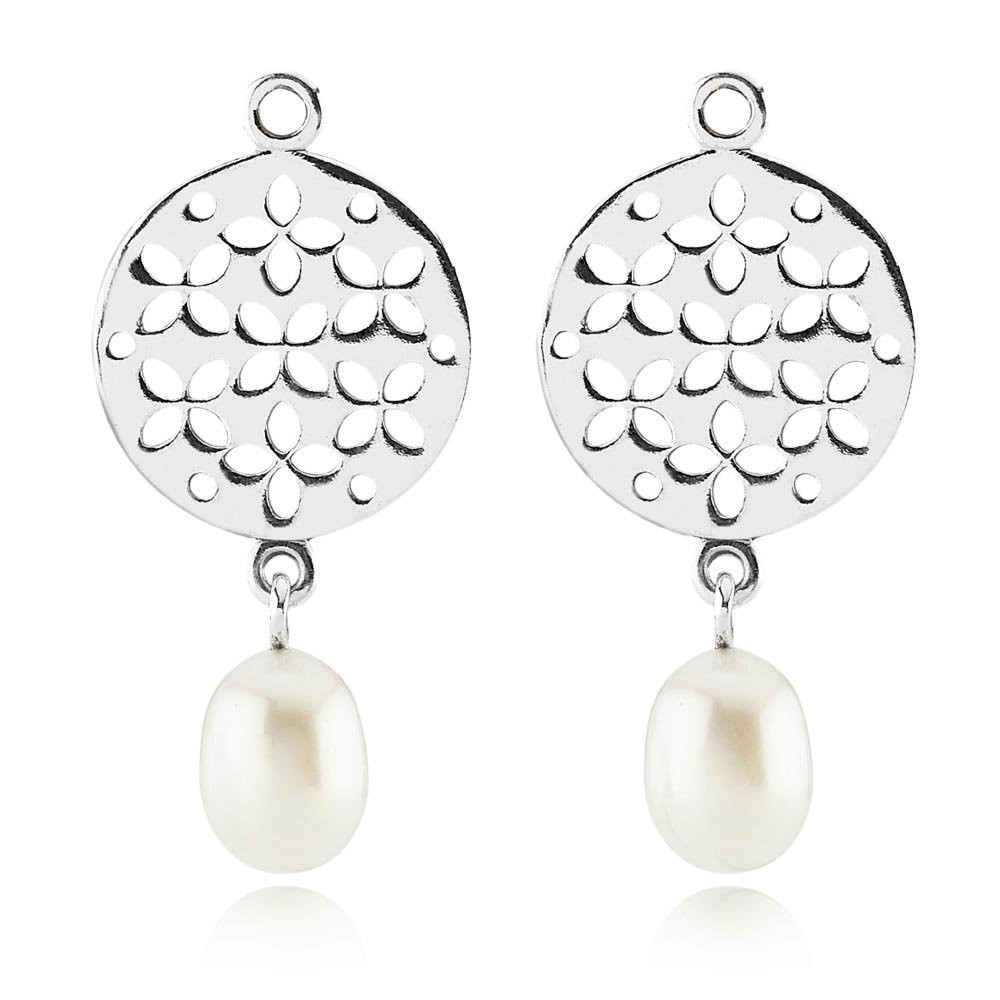 Pandora Pearl Earrings
 Necklaces Pendants Rings Earrings