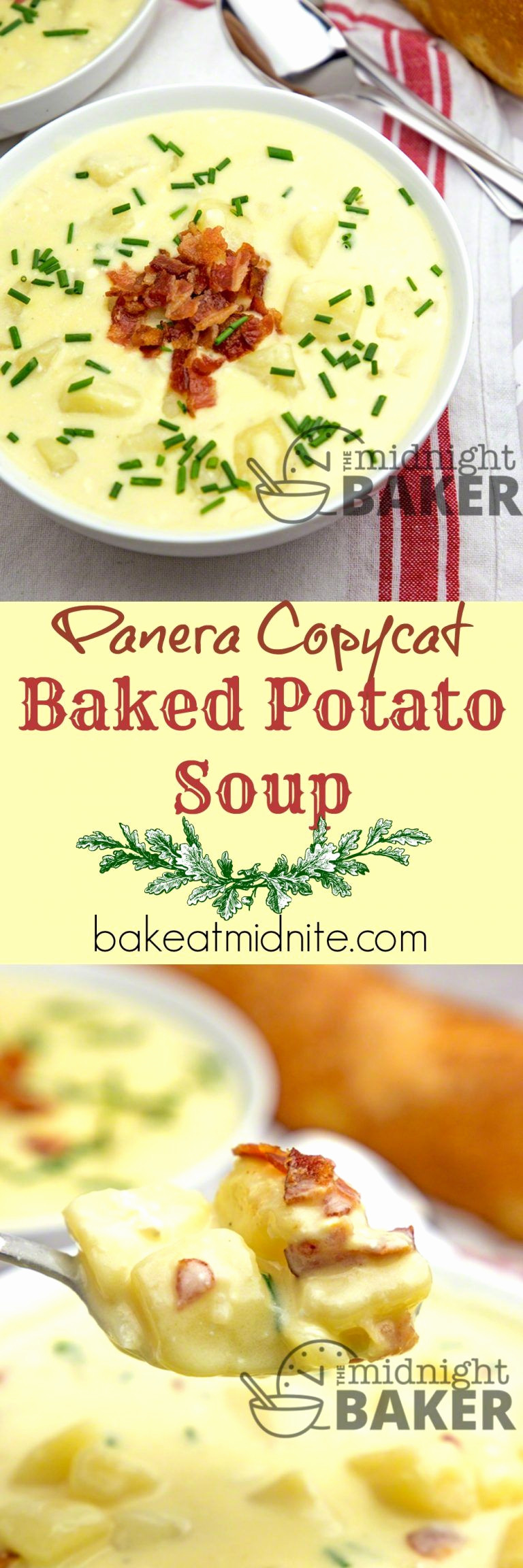 Panera Bread Baked Potato Soup Bread Bowl
 Panera Bread Baked Potato soup Recipe