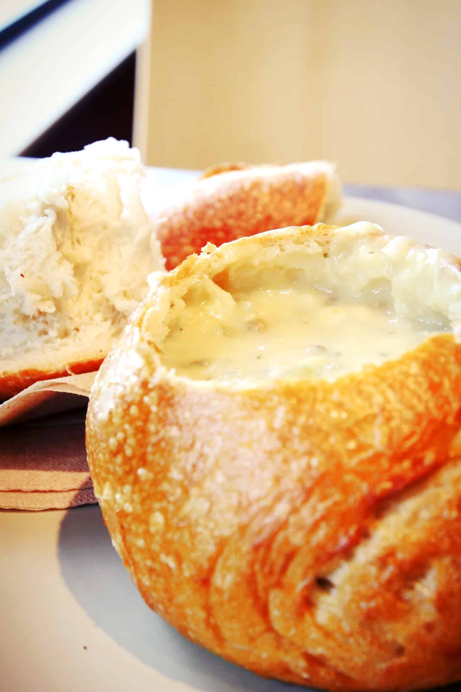 Panera Bread Baked Potato Soup Bread Bowl
 Panera Bread s soup and bread bowls