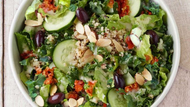 Panera Bread Mediterranean &amp; Quinoa Salad With Almonds
 Panera s 2016 Early Spring Menu Features New Spinach