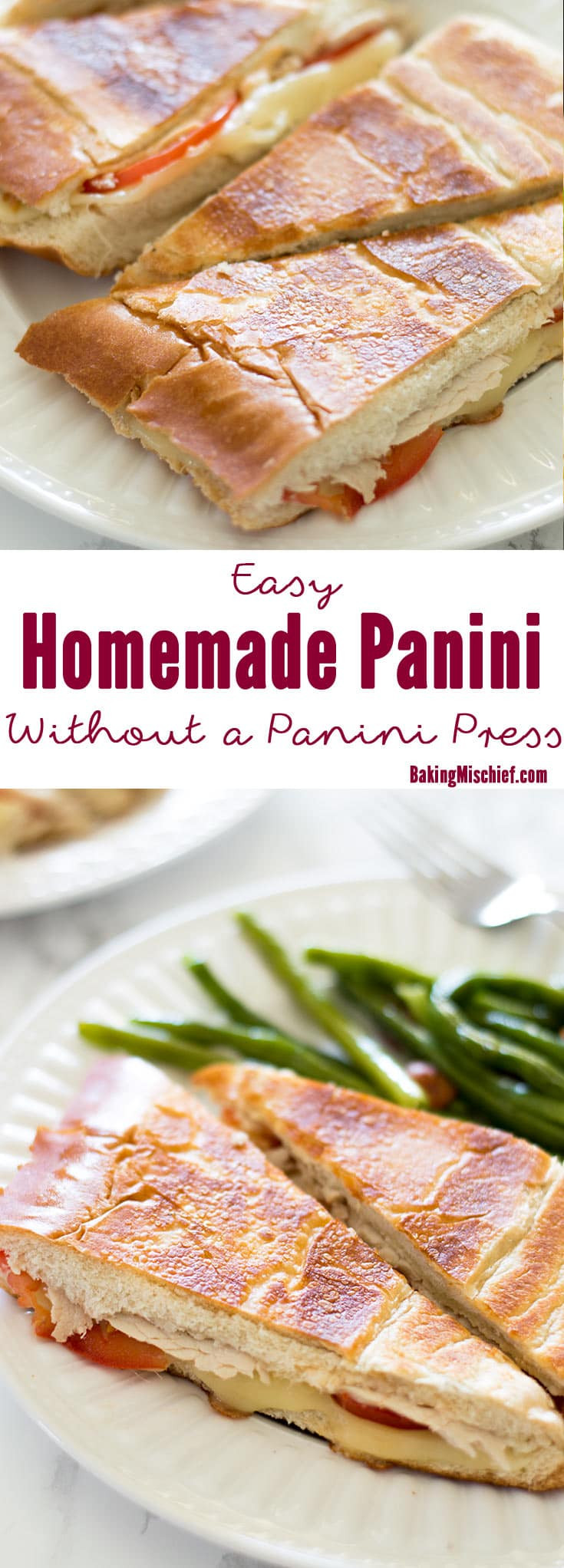 Panini Press Recipes
 Easy Homemade Panini Without a Panini Press