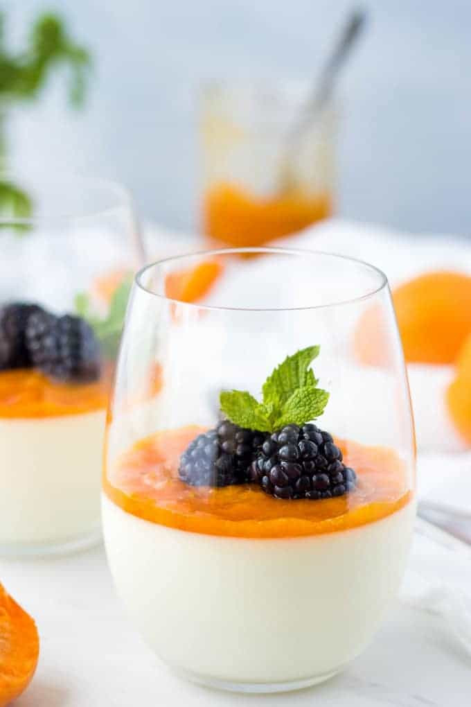 Panna Cotta Dessert
 Apricot Panna Cotta Easy Recipe Lavender & Macarons