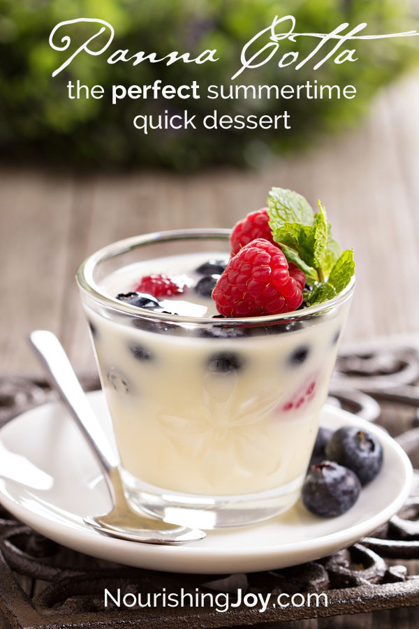 Panna Cotta Dessert
 Panna Cotta The Perfect Elegant 5 Minute Dessert