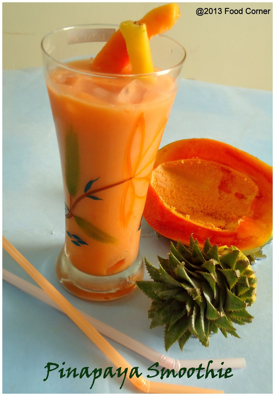 Papaya Smoothies Recipe
 Pinapaya Smoothie Recipe