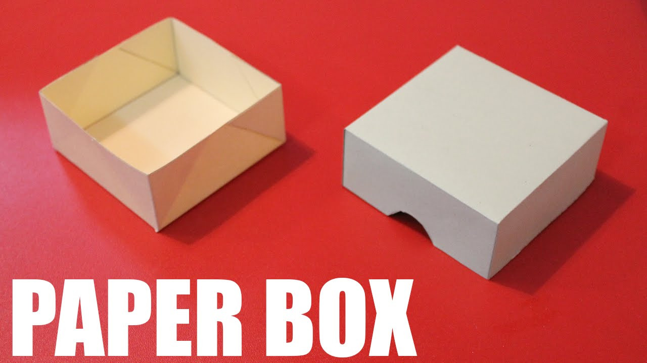 Paper Boxes DIY
 How to make a paper box easy DIY paper box with lid
