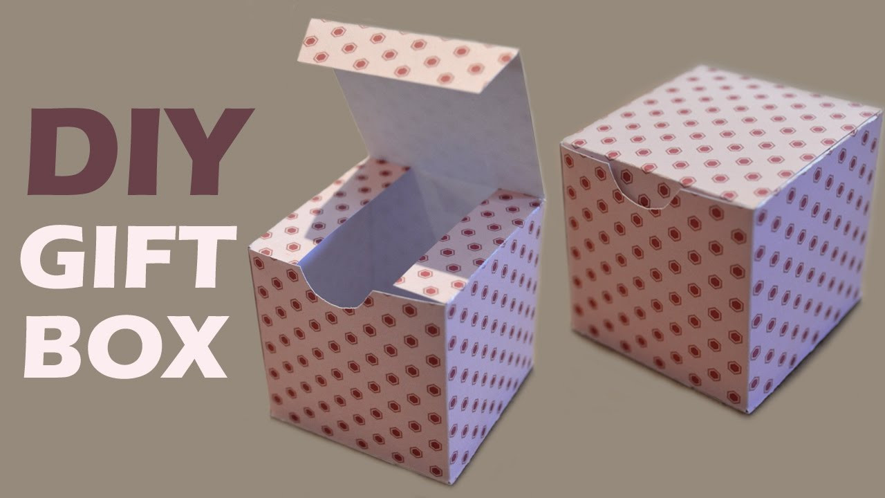 Paper Boxes DIY
 How to Make a Gift Box DIY Paper Box