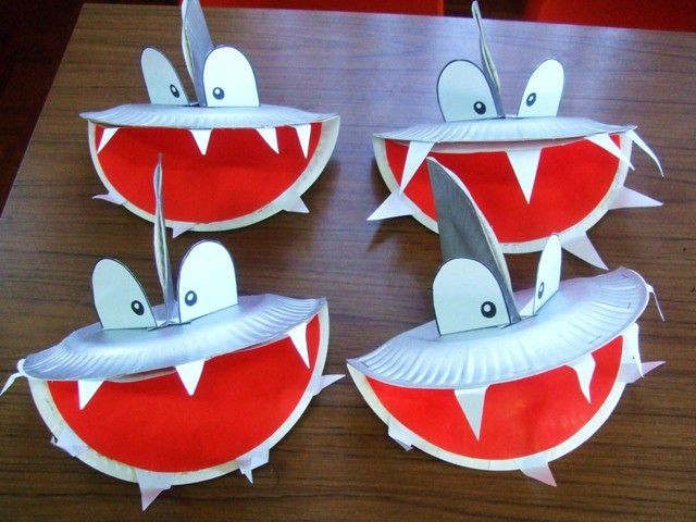 Paper Craft Ideas For Kids Under 5
 shark craft with paper plates
