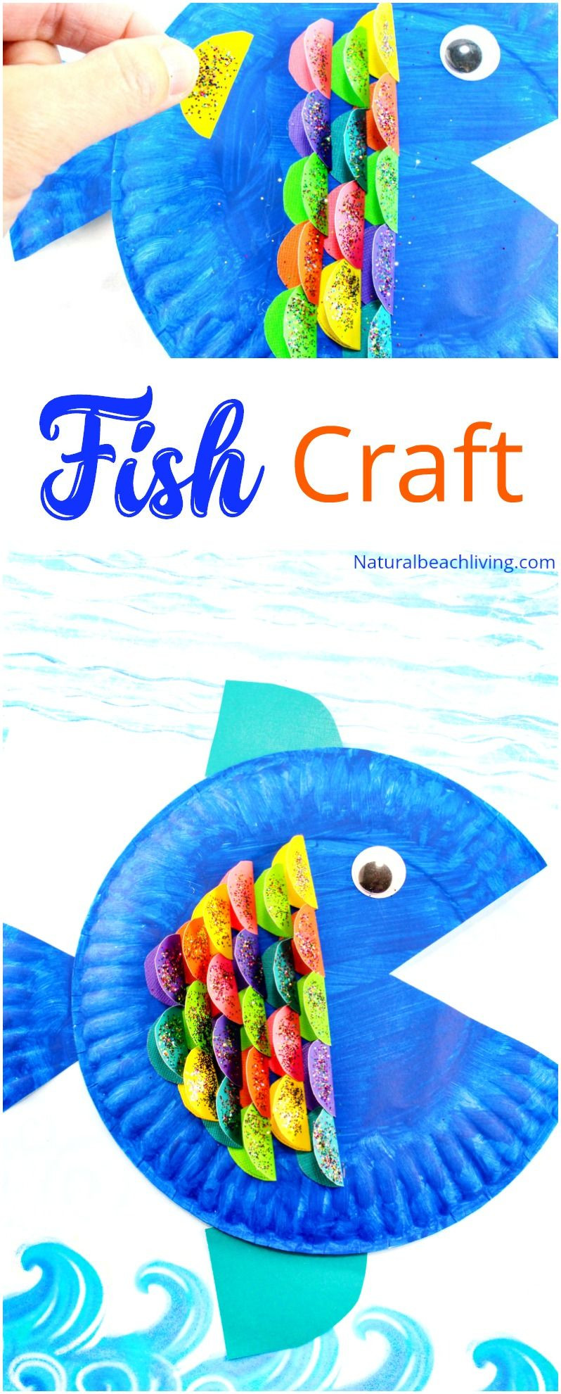 Paper Craft Ideas For Kids Under 5
 Super Cute Paper Plate Fish Craft for Kids