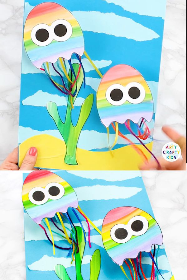 Paper Craft Ideas For Kids Under 5
 Watch this Printable Paper Jellyfish Craft for Kids