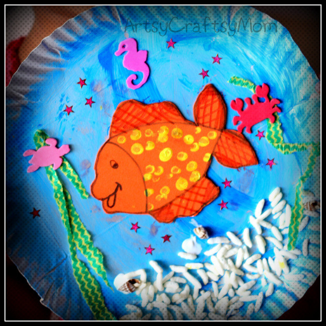 Paper Craft Ideas For Kids Under 5
 Paper Plate Aquarium Fish Diorama Artsy Craftsy Mom