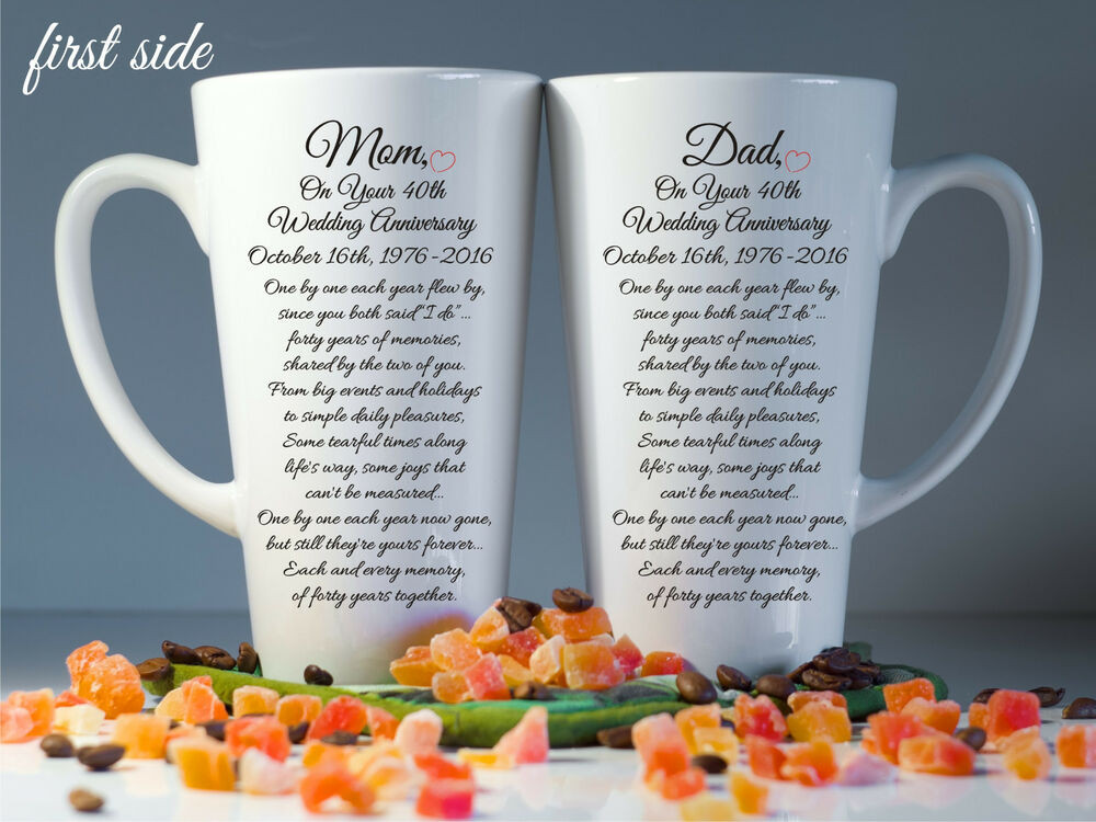 Parent Anniversary Gift Ideas
 Parents wedding anniversary t 20th 30th 50th