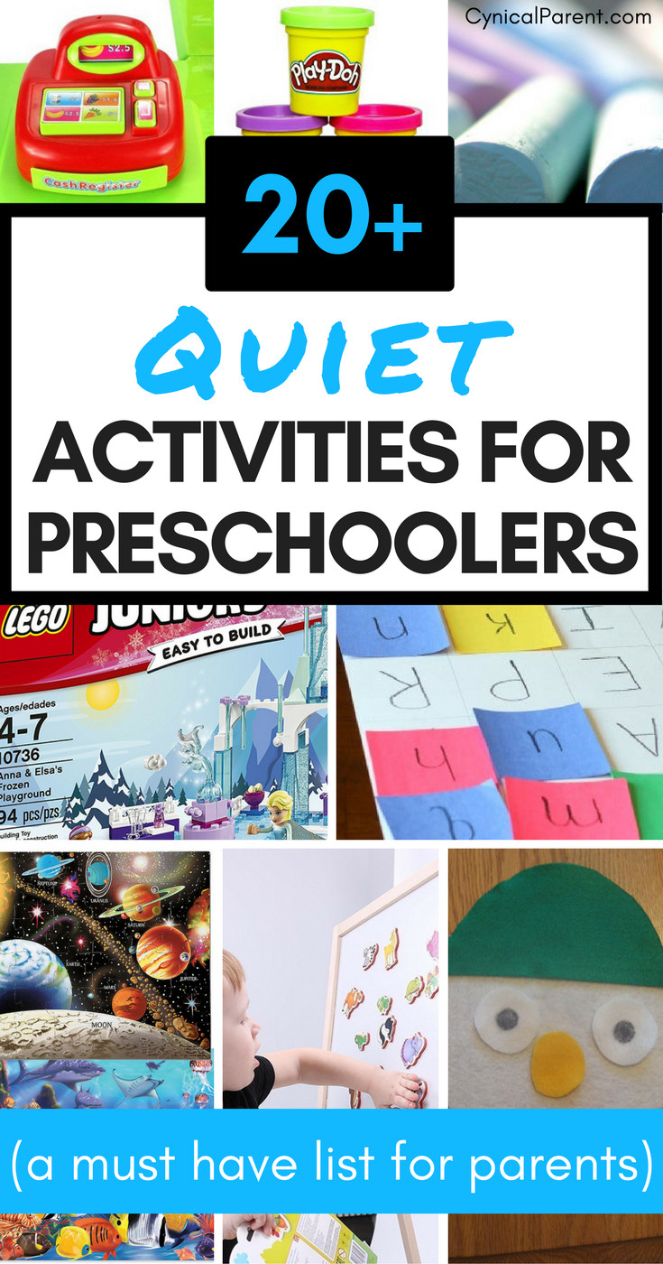 Parent Child Activities For Preschoolers
 20 Quiet Activities for Preschoolers a must have list