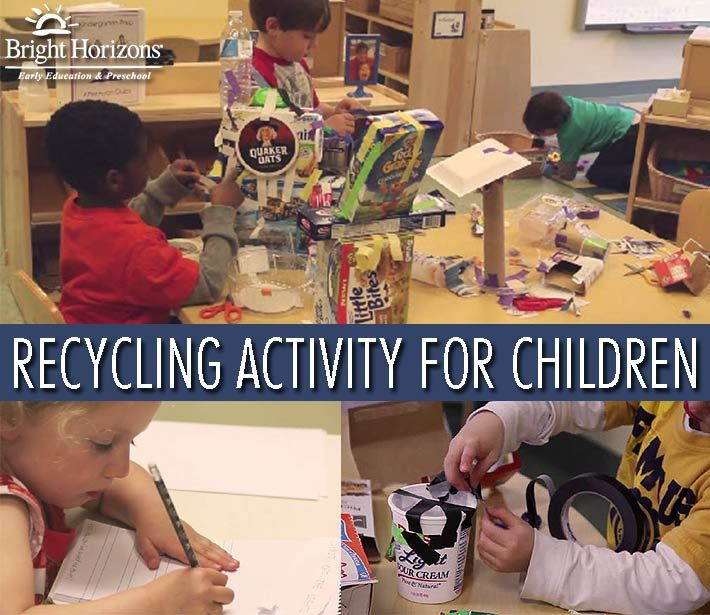 Parent Child Activities For Preschoolers
 Recycling Activity for Children