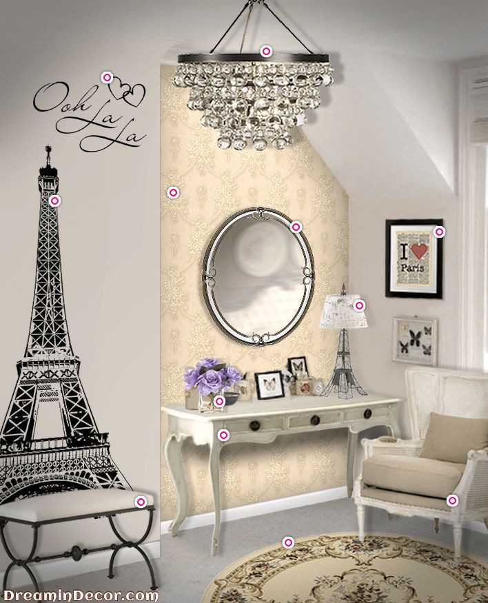 Parisian Themed Girls Bedroom
 The 25 best Paris themed bedrooms ideas on Pinterest