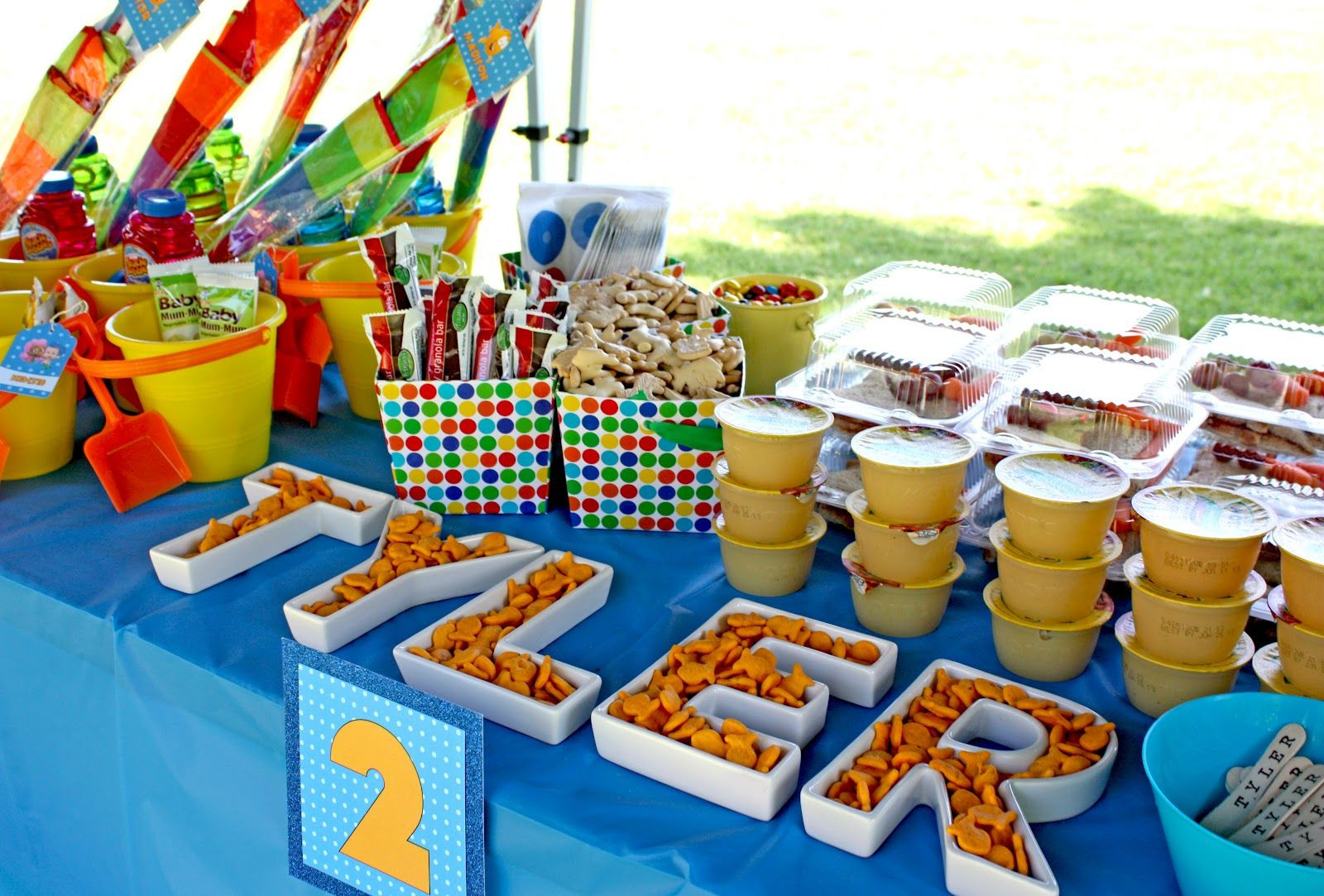 Park Birthday Party Food Ideas
 A Very Bubble Guppies Birthday
