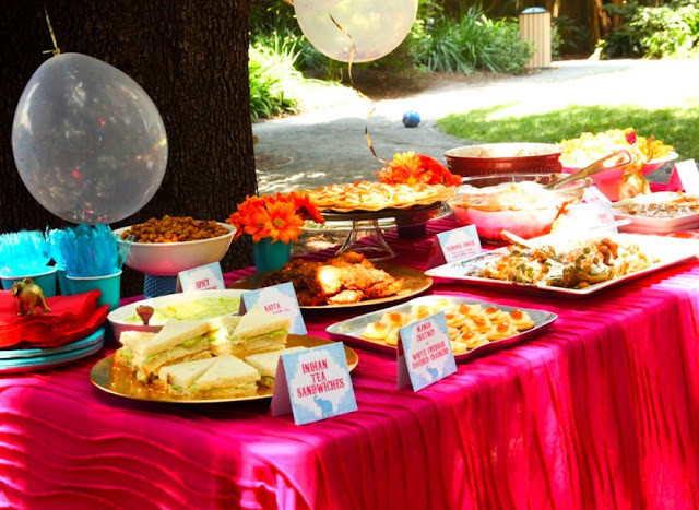 Park Birthday Party Food Ideas
 gypsy hippie mama Indian & elephant birthday party in the