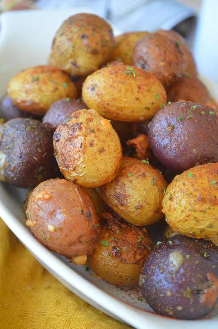 Parmesan Roasted Baby Potatoes
 Parmesan and Garlic Butter Roasted Baby Potatoes