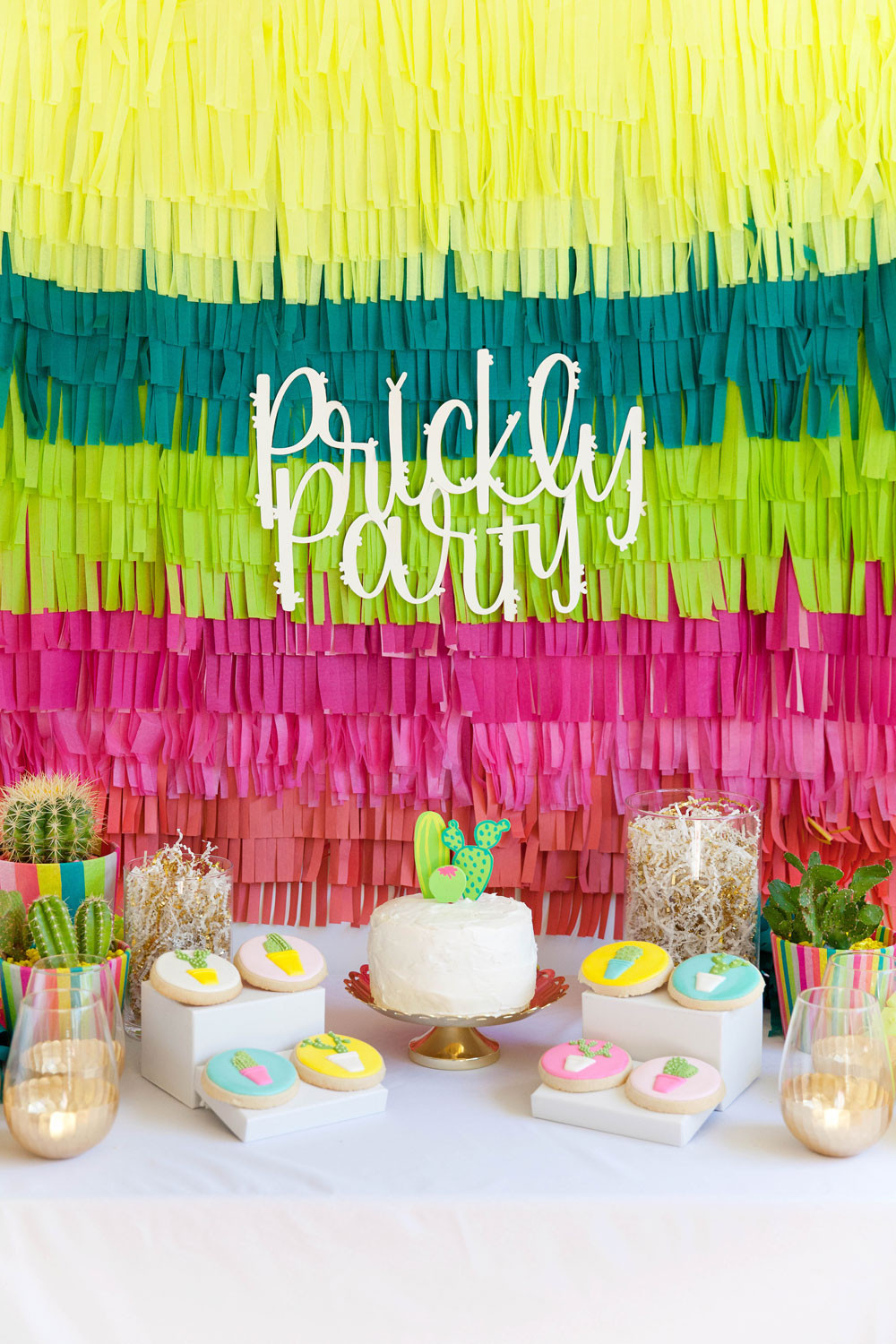 Party Decorations DIY
 DIY CACTUS PARTY Tell Love and Party