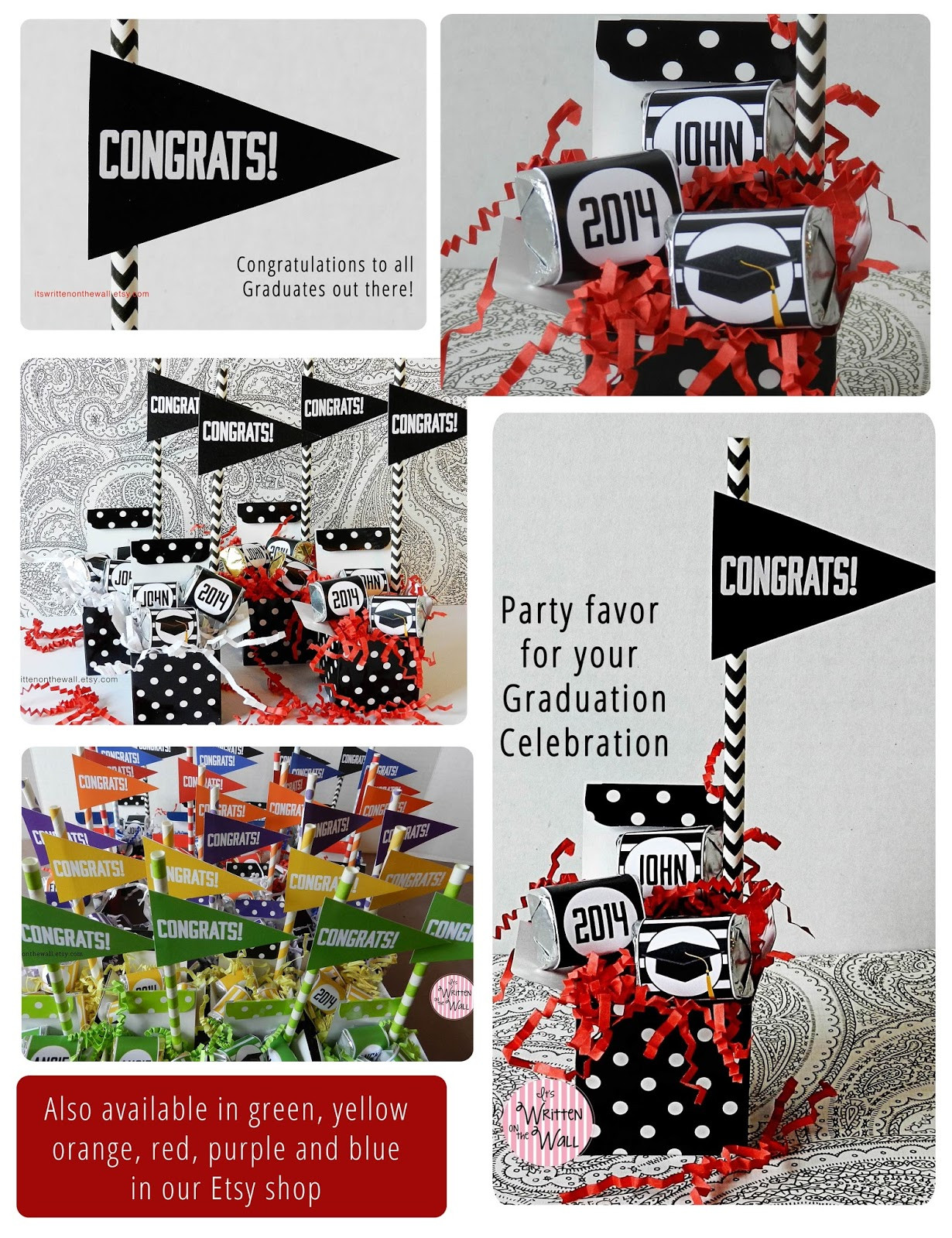 Party Favors Graduation Ideas
 It s Written on the Wall Unique Graduation Party Favor