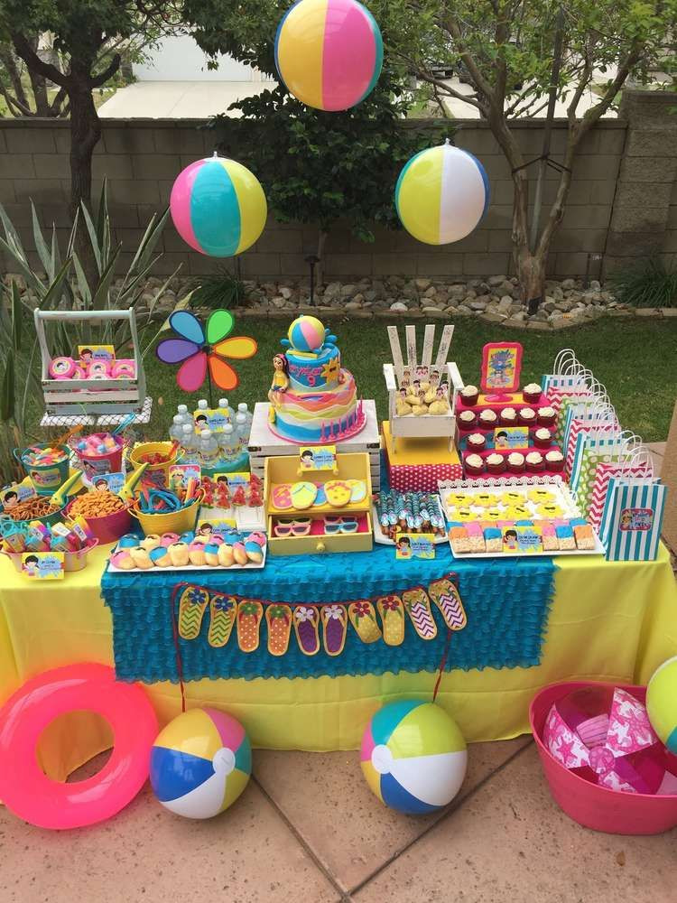 Party Ideas For 13 Year Olds In The Summer
 Swimming Pool Summer Party Summer Party Ideas