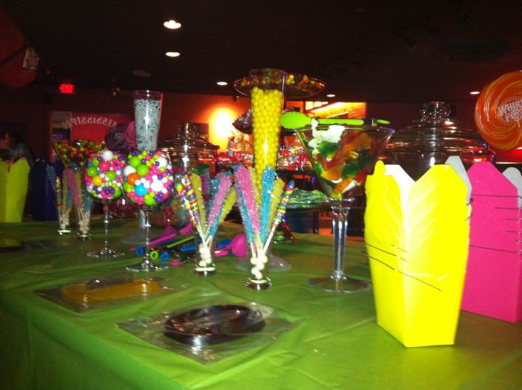 Party Ideas For 13 Year Olds In The Summer
 Candy Bar for 13 year old birthday party