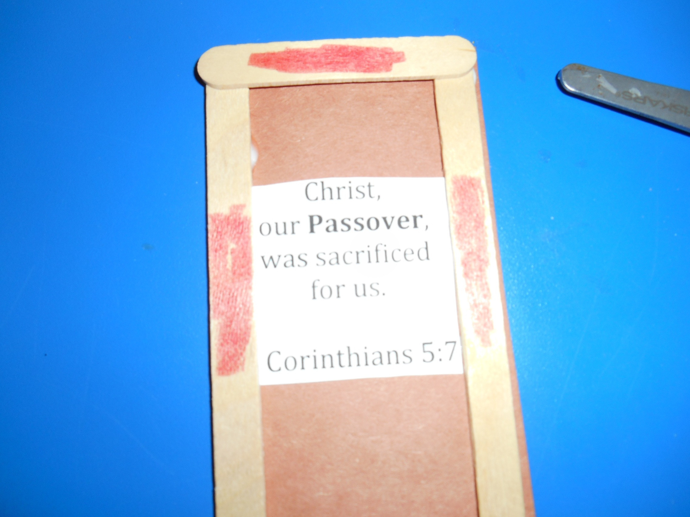 Passover Craft
 Passover door craft