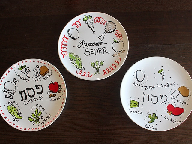 Passover Craft
 Homemade Seder Plates Jewish Craft for Passover