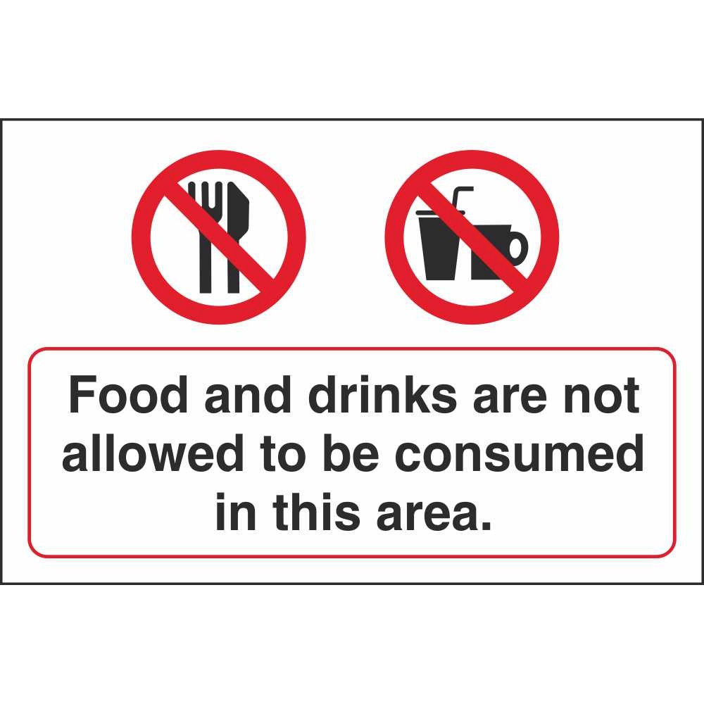Passover Food Not Allowed
 No Food Drink Allowed Signs