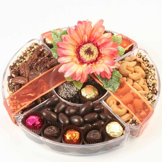 Passover Gift Baskets
 Passover 5 Section Lucite Gift Tray • Kosher for Passover
