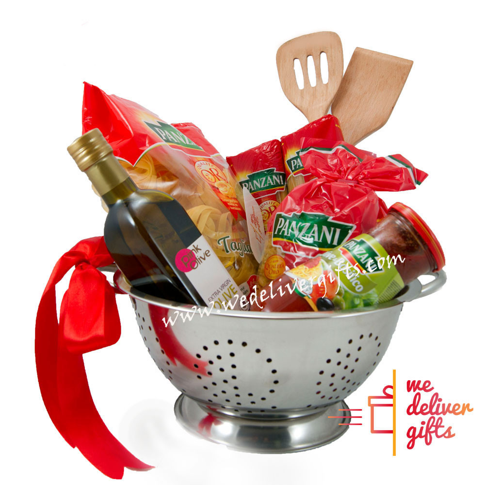 Pasta Basket Gift Ideas
 LITTLE BIT OF ITALY The Pasta Gift Basket