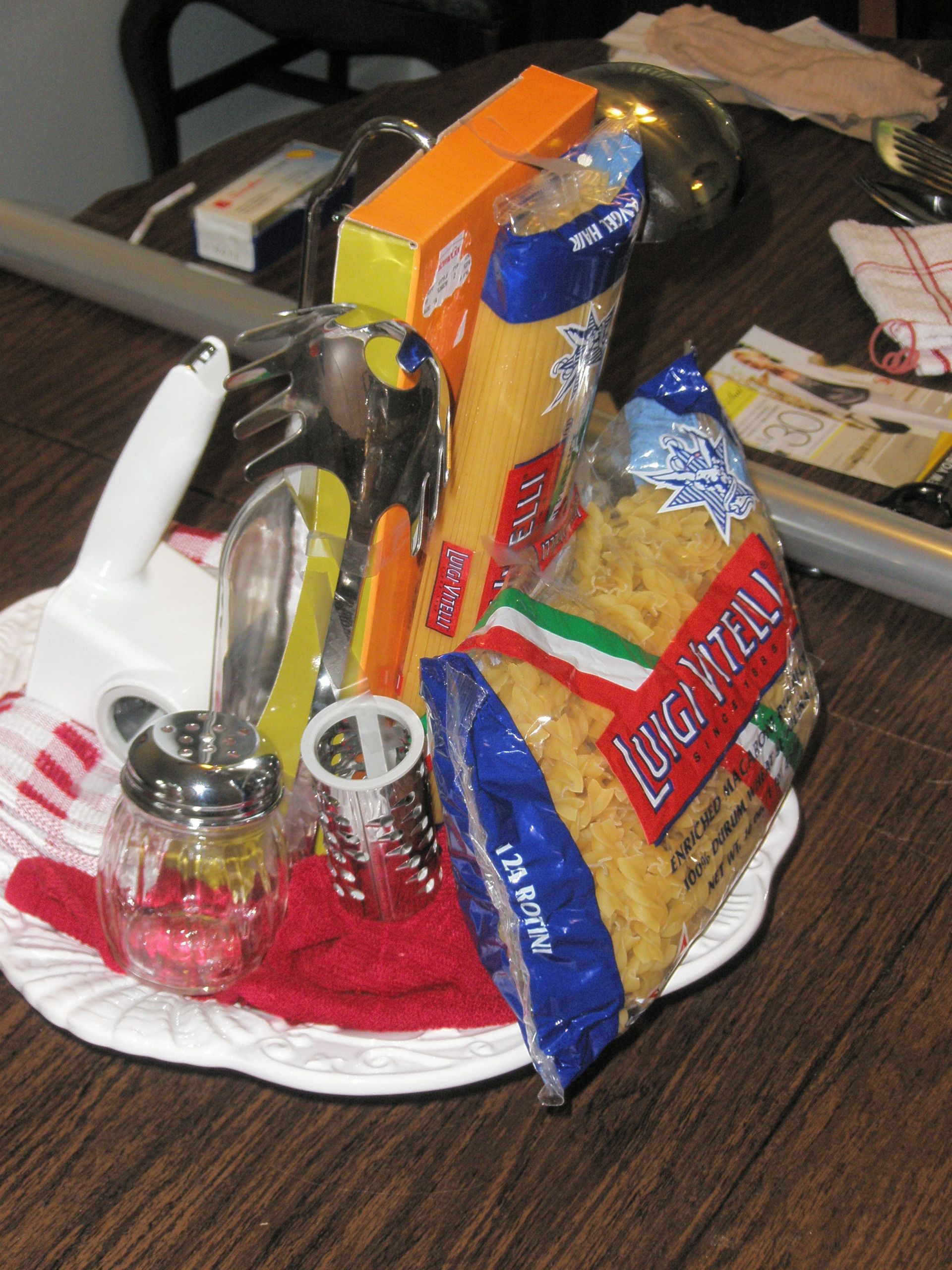 Pasta Basket Gift Ideas
 Pasta Dish basket Gift Ideas