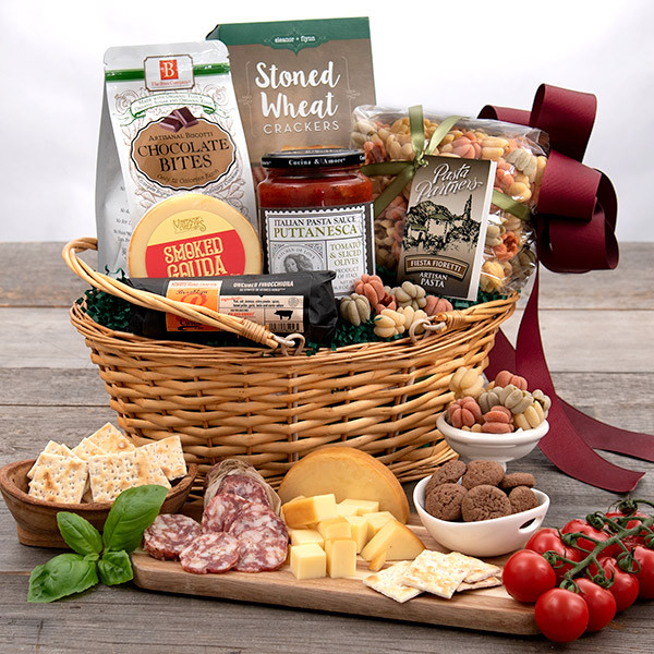 Pasta Basket Gift Ideas
 Pasta Gift Basket Select by GourmetGiftBaskets