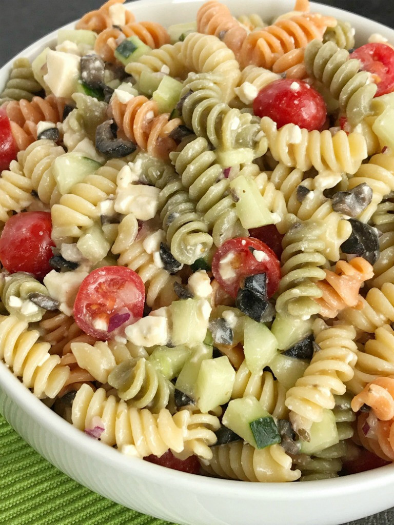 Pasta Salad With Italian Dressing And Cucumbers
 Italian Pasta Salad To her as Family
