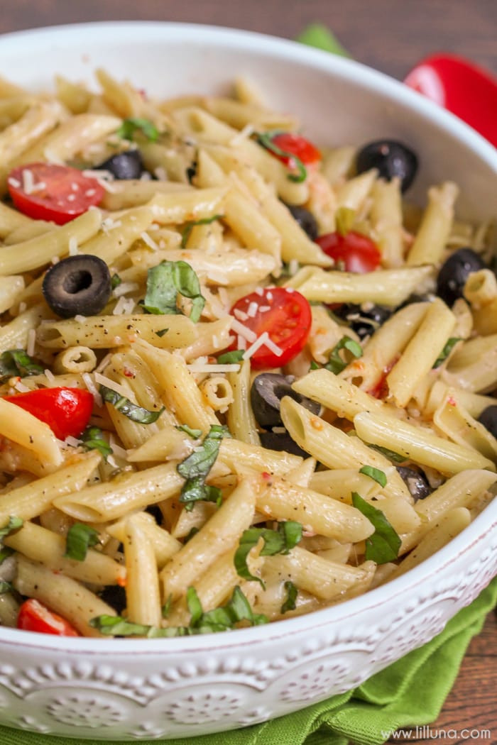 Pasta Side Dishes Recipes
 Penne Tomato and Mozzarella Salad Lil Luna